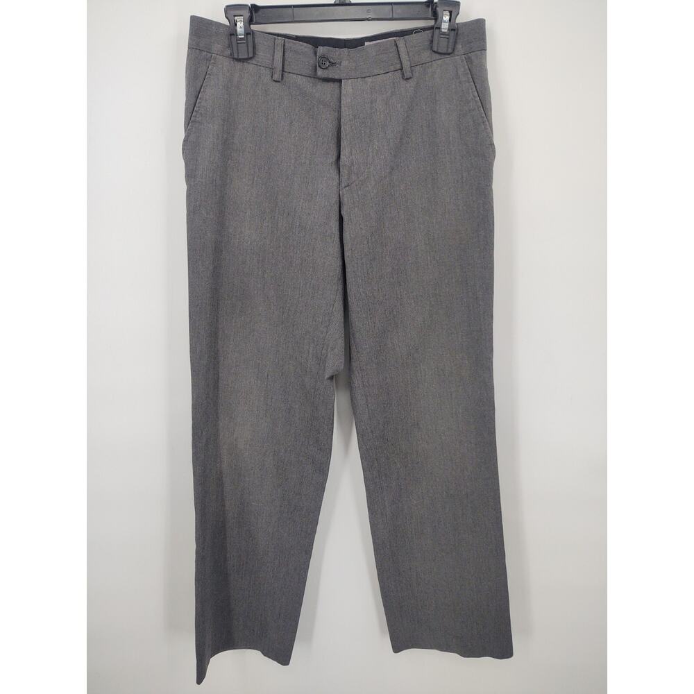 H&M Women's Gray Mid Rise Dress Pants Size 32 Workwear